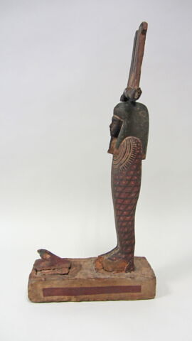 statue de Ptah-Sokar-Osiris ; figurine d'oiseau akhem ; élément momifié, image 5/15