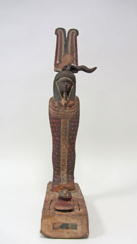statue de Ptah-Sokar-Osiris ; figurine d'oiseau akhem ; élément momifié, image 6/15