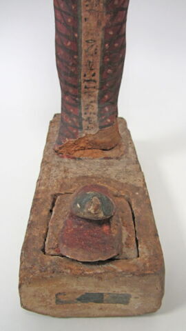 statue de Ptah-Sokar-Osiris ; figurine d'oiseau akhem ; élément momifié, image 10/15
