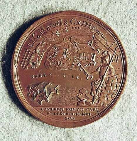 Médaille : Pour la prise de Nyenschantz, 1703.