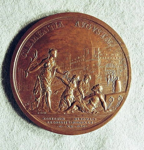 Médaille : Libération des prisonniers, 1741.