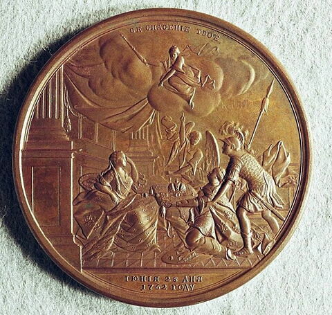 Médaille : Accession au trône de Catherine II, 1762., image 1/2