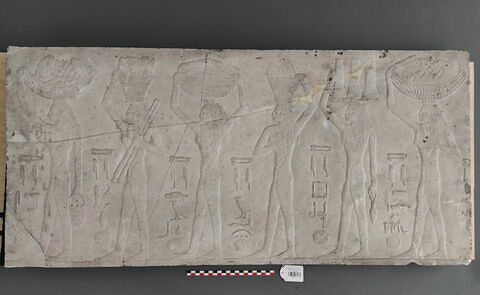 Moulage d'une scène de défilé de porteuses d'offrandes du mastaba de Ti, image 1/1