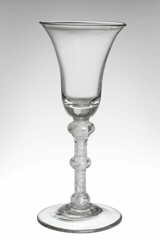 Verre à pied d'un lot de six