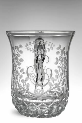 Gobelet de forme tulipe avec anse ou chope, image 2/2