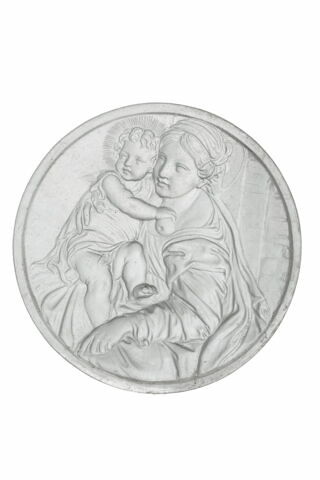 Médaillon avec Vierge à l’Enfant