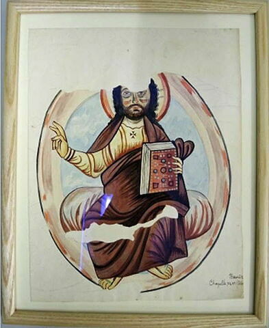 Christ bénissant de Baouit par Jean Clédat, 1904, image 2/2