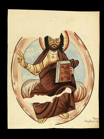 Christ bénissant de Baouit par Jean Clédat, 1904, image 1/2