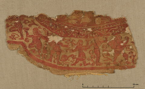 plastron de tunique ; fragment