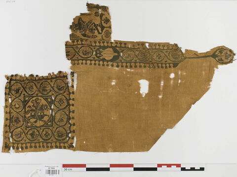 plastron de tunique ; clavus ; tabula ; fragment