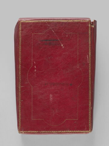 Coffret en cuir du manuscrit des Œuvres complètes (Kulliyat) de Saadi, image 2/3
