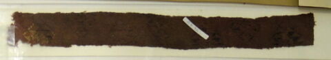 bande décorative d'habillement ; fragment, image 2/2