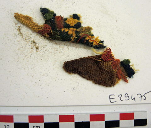 décor de textile ; fragment, image 2/2