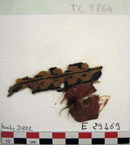 décor de textile ; fragment, image 2/2