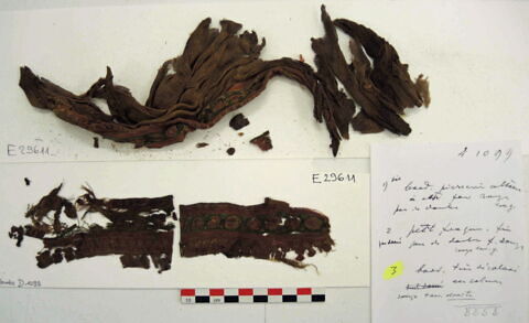 bande décorative d'habillement ; fragments, image 2/2