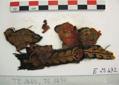 décor de textile ; fragments, image 2/2