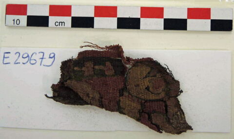 décor de textile ; fragment, image 2/2