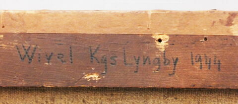 Le peintre Peter Christian Skovgaard dans l'étable de Morten Jensen à Vejby, image 7/13