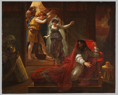 David jouant de la harpe pour le roi Saül, image 2/2