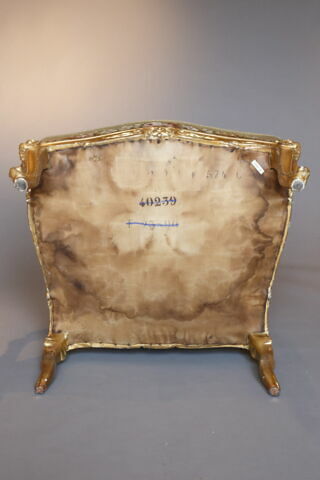 Fauteuil du salon du Conseil à Fontainebleau en 1867, d'une paire (F 574 C9), image 3/3