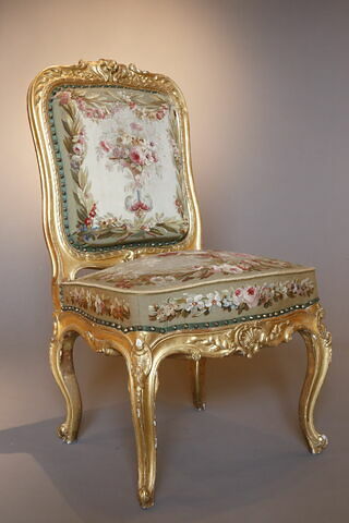 Chaise du salon du Conseil à Fontainebleau, d'un ensemble de 4 (F 575 C1 à C4)