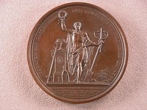 Médaille offerte à C. J-B des Galois de La Tour / Le Tiers-Etat de Provence à des Galois de La Tour, image 2/2