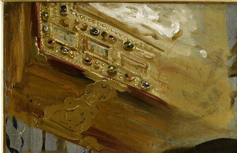Étude d’après un des Caprices de Goya,
deux plats de reliures médiévales
et une veste orientale, image 4/4