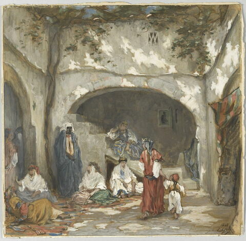 Cour intérieure au Maghreb, image 1/1