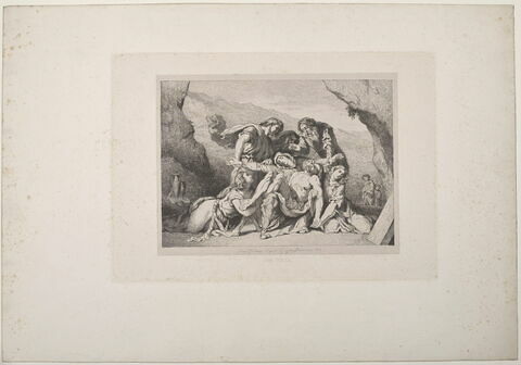 Pietà, d'après Delacroix