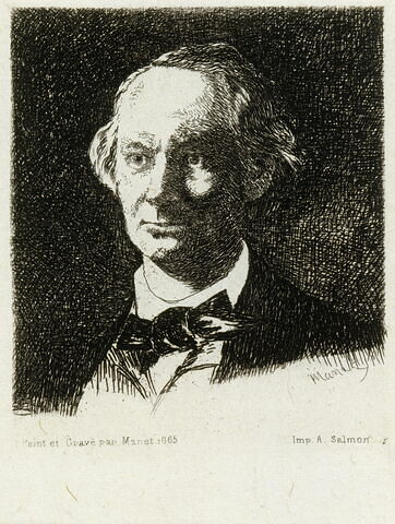 Portrait de Baudelaire de face (4e état)