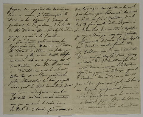 Lettre autographe signée de Pierre ANDRIEU adressée à Adrien de COURVAL, datée 10 janvier 1870, image 1/2
