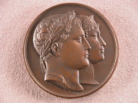 Napoléon et Marie-Louise d’Autriche, mariage le 1er avril 1810, image 2/2