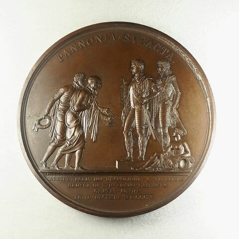 Napoléon et Murat reçoivent les maires de Paris / Défaite de l’Autriche à Schönbrunn, 1805, image 1/2
