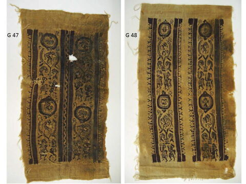 manche d'habit ; bande de poignet ; fragment, image 2/2