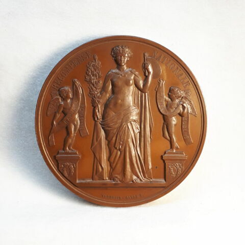 Récompense nationale – Salon de 1852, peinture, médaille de 1ère classe décernée à Félix Ziem