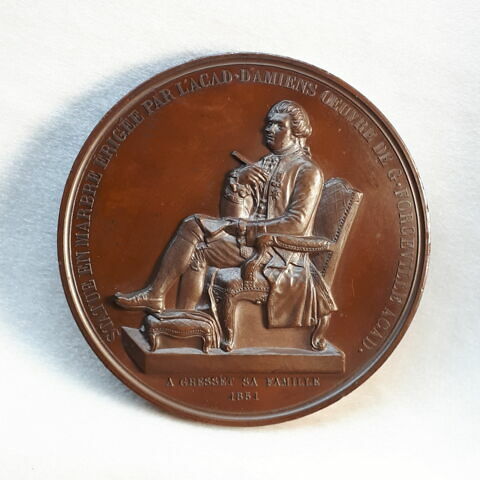 Monument érigé en l’honneur de Jean-Baptiste Gresset, 1851, image 2/2
