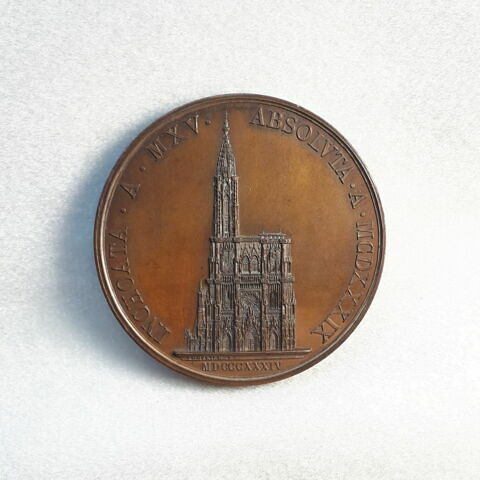 Hommage à Erwin de Steinbach, architecte de la cathédrale de Strasbourg, 1834, image 2/2