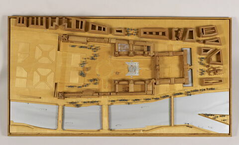 Première maquette du projet du Grand Louvre, image 6/8