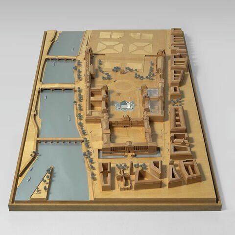 Première maquette du projet du Grand Louvre, image 2/8