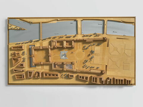 Première maquette du projet du Grand Louvre, image 3/8