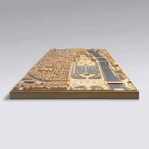 Quartier du Grand Louvre avec le quartier depuis la pointe de l'île de la Cité jusqu'à la Concorde incluse, image 5/6