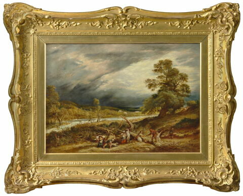 La Crue de la rivière (The Rise of the River). Vers 1857, image 3/3