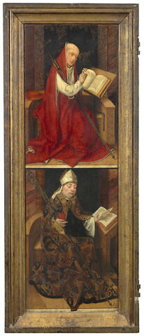 Pères de l'Eglise : Saint Jérôme (en haut) et saint Augustin (en bas), image 1/2