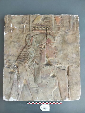 moulage d'un relief du temple de Deir el-Bahari représentant Ahmès