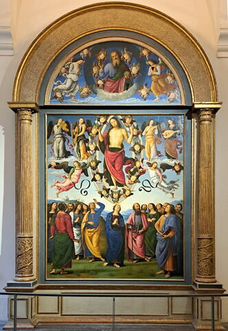 Le Père Eternel entre deux anges et des chérubins, image 2/2