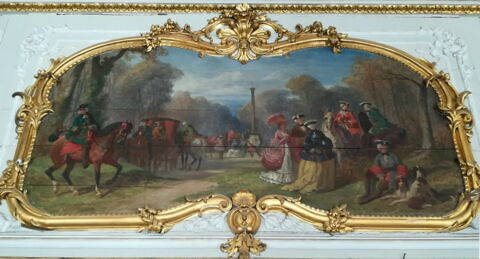 Une Chasse à courre sous Louis XV. Le rendez-vous à la croix de Noailles, en forêt de Saint-Germain-en-Laye.