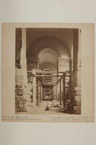 Substructions du Louvre : Fouilles de 1882-1883, image 2/2