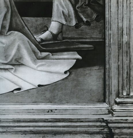 Le Louvre revisité, Domenico Ghirlandaio,  La Visitation, 1984.