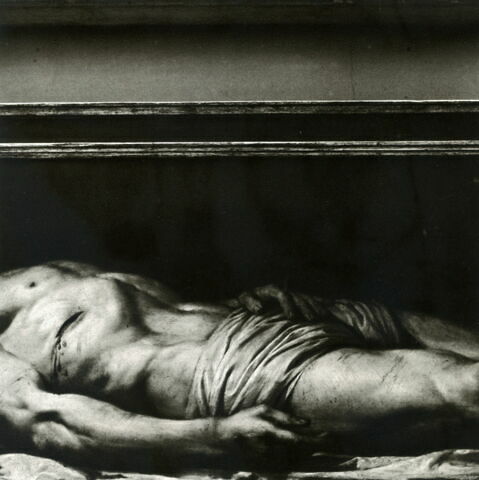Le Louvre revisité,  Philippe de Champaigne, Le Christ mort, 1985