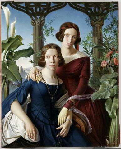 Portrait des soeurs Friderike et Betty Bloem